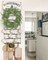 20in Eucalyptus Door Wreath Spring Greenery Wreath Artificial Hanging Foliage Wreath for Front Door Outside All Season Window Mantle Farmhouse Home Decor